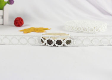 Simple Round Vintage Cotton Lace Trim With Hollowed Out For Clothing Decorative