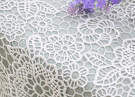 Wedding Dresses Water Soluble Lace Fabric With Chemical Polyester Floral Lace