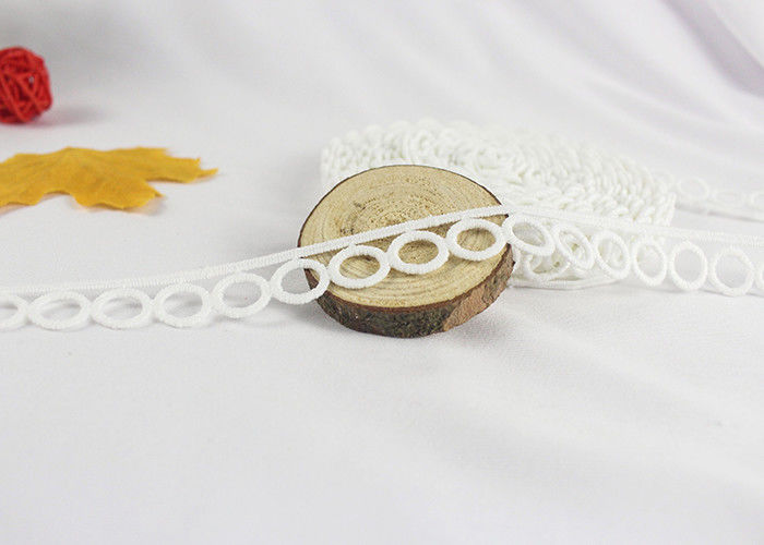 Simple Round Vintage Cotton Lace Trim With Hollowed Out For Clothing Decorative