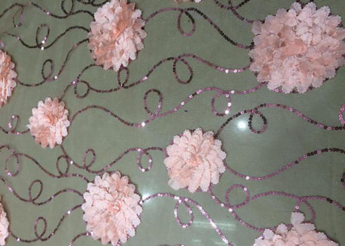 Tissus,Ruban en dentelle brodé à fleurs, 3 Yards, plusieurs couleurs