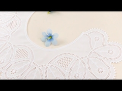 Polyester Neckline Lace Collar Crocheted  Embroidered For Clothing