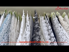 Façonnez le divers tissu de dentelle approprié à la robe, habillement traitant la fabrication.