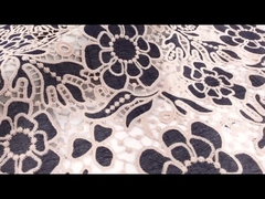 tissu chimique d'équilibre de dentelle de guipure de broderie de polyester