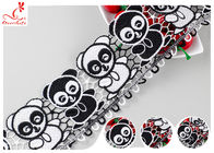 Multi Color Silk Lace Trim With Panda Lace High Color Fastness