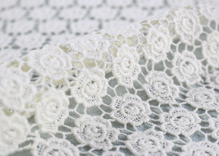 Cotton Dying Lace Fabric Guipure French Venice Lace Wedding Dress Fabric