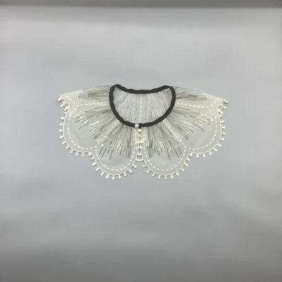 3.5 à 4 Niveaux Résistance de la couleur Lacet Collier Ronde Forme Applique